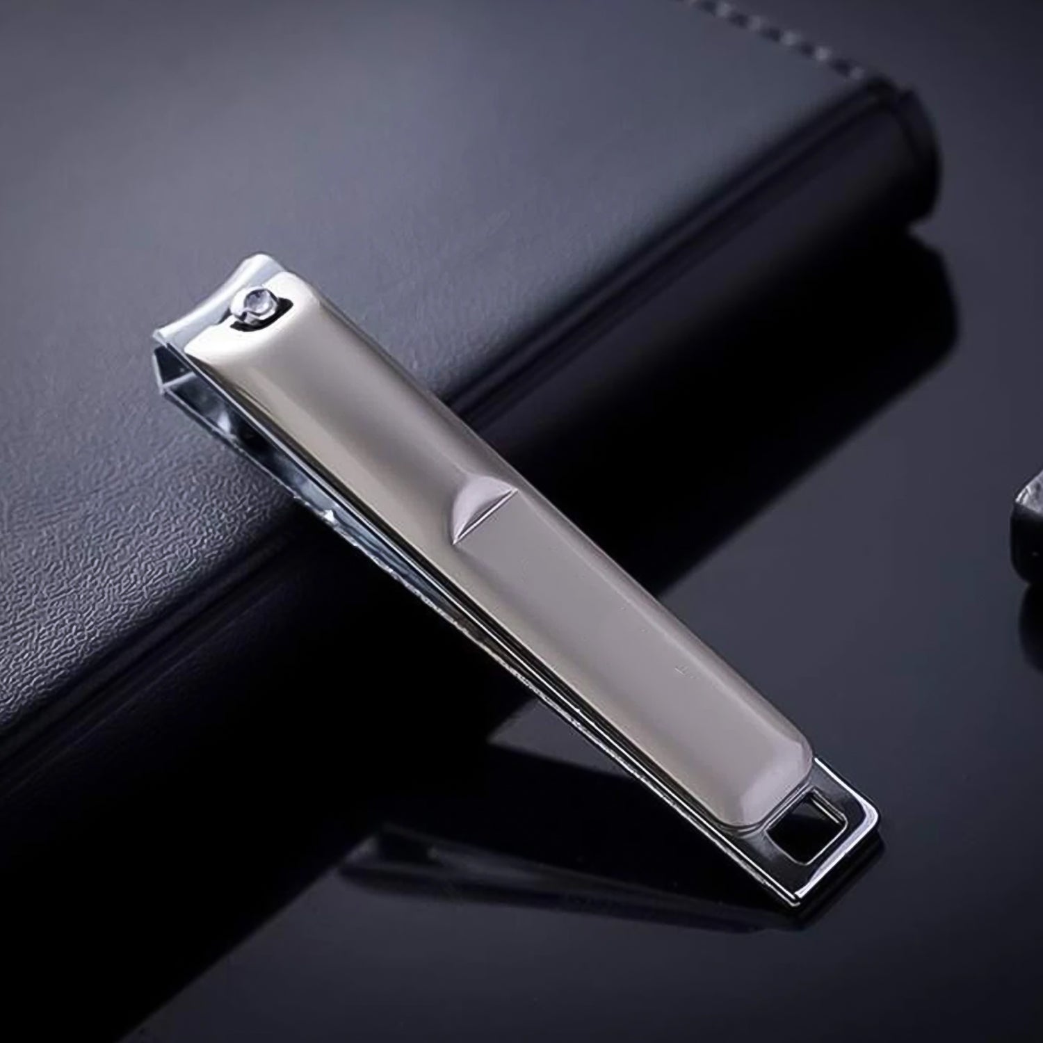 Stainless Steel Folding Portable Large Nail Clippers with Nail File (1 Pc / Mix Design) Stainless Steel Folding Portable Large Nail Clippers with Nail File (1 Pc / Mix Design)